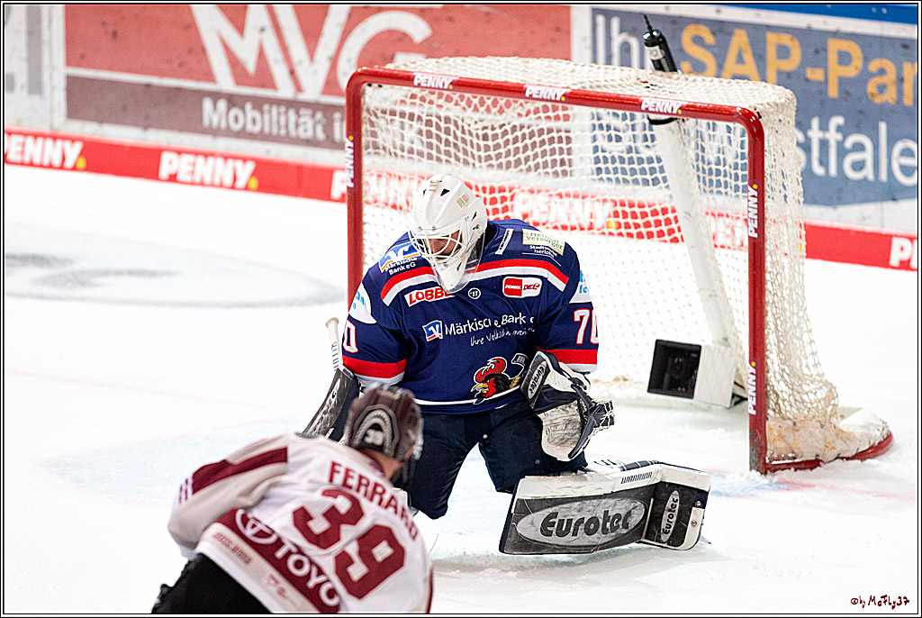 PENNY DEL;  Iserlohn Roosters - Koelner Haie; Iserlohn, 05.02.2021